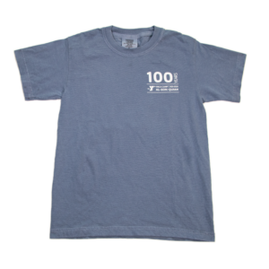 “100 Years of Camp” Centennial Sun Tee – Blue
